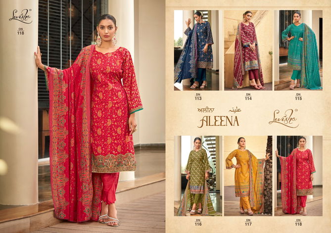 Aleena By Levisha Masleen Printed Dress Material Catalog